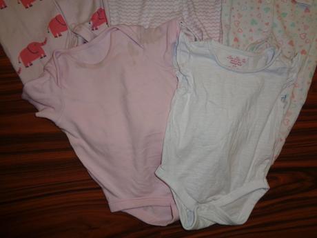 Overaly a body pro holčičku - 5 kusů - velikost 80, 68–80