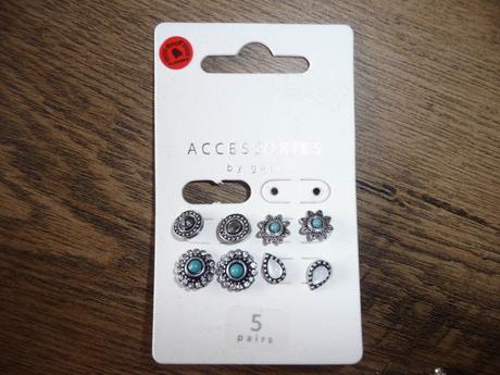 Mix 18 prstýnků a naušniček- cena za vše, 