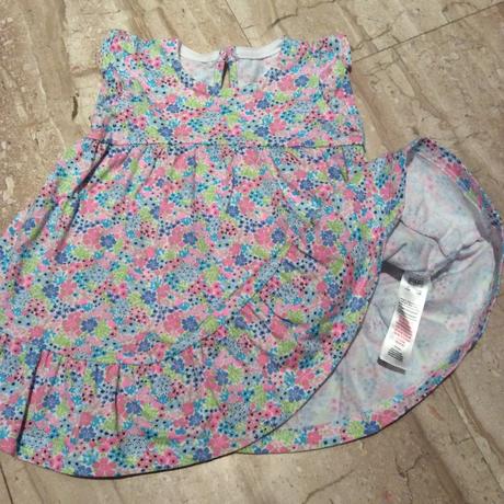 Bavlněné šatičky s kytičkami zn. f&f, f&f,68