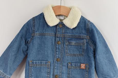 Džínová bunda vel. 9 - 12 m, f&f,80