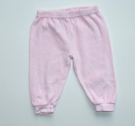 K806 sametkové dívčí tepláky vel. 80, 80