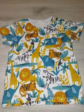 Tričko se zvířátky 92 tu, tu,92