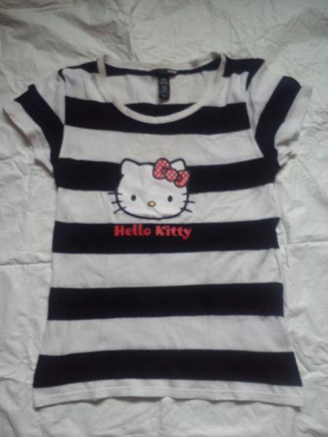 Dámské tričko hello kitty, h&m,s