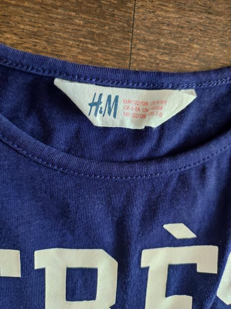 Šaty vel. 122-128, h&m,122