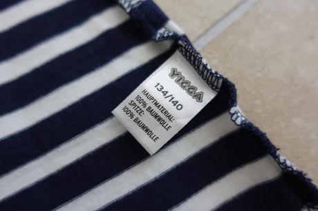 Cerno bile pruhovane stai yigga 134/140, yigga,134