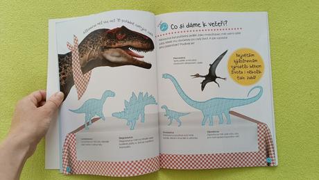Samolepková knížka dinosauři, 