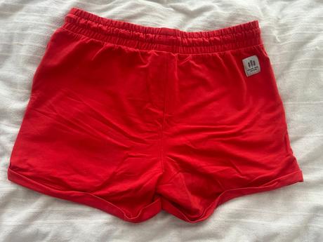 Teplákové šortky vel. m/40-42 tchibo červené, tchibo,m