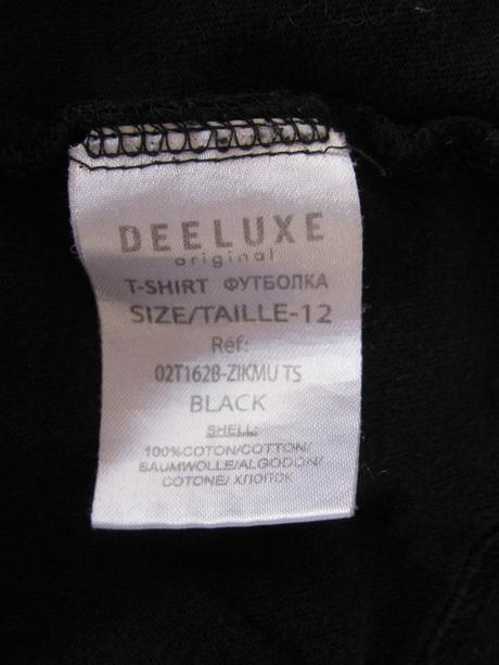 Dětské modré bavlněné tričko s lebkou deeluxe, 146