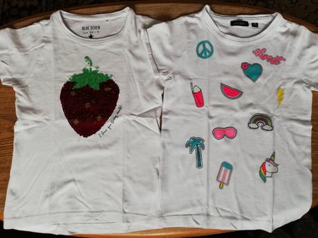 Sada dívčích triček vel. 116/122., 116