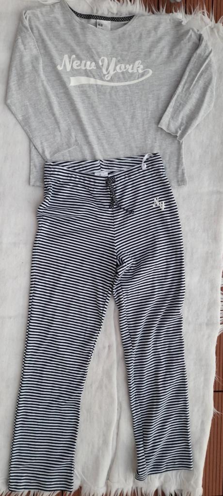 Pyžámko 2dílné hm 10-12 let, h&m,146