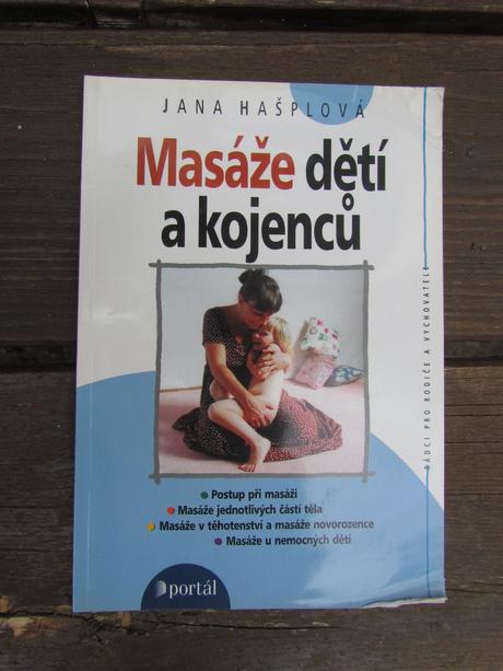 Kniha "masáže dětí a kojenců",
