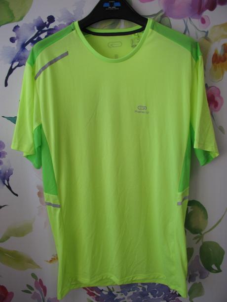 Funkční neonové tričko kalenji, decathlon,s
