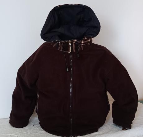 Oboustranná bunda - mikina, 122