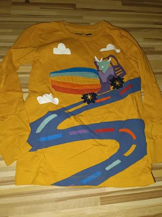 Hořčičné tričko s autem 116 next, next,116