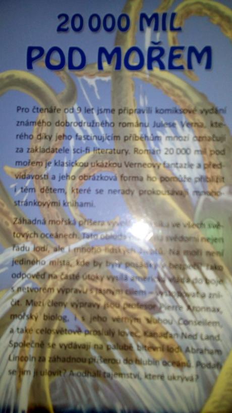 Komiks - 20 000 mil pod mořem, 