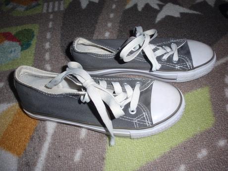 Boty-kecky-tenisky-plátěnky šedé, 32