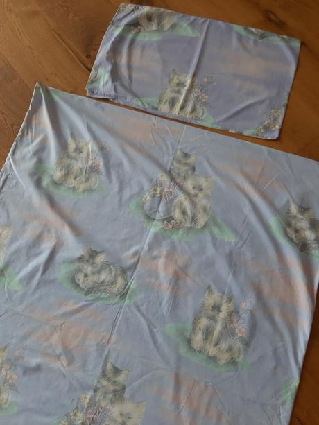 Povlečení  do postýlky kočička, šířka (cm): 90,délka (cm): 130