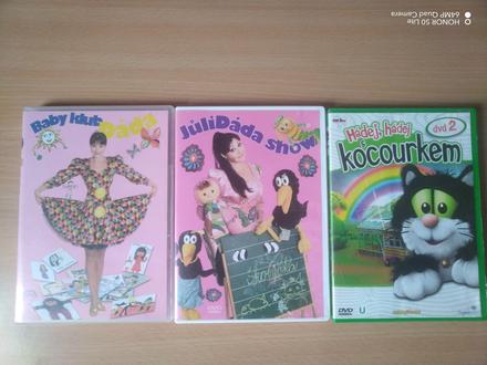 3x dvd  - 2x dáda, hádej, hádej s kocourkem, 