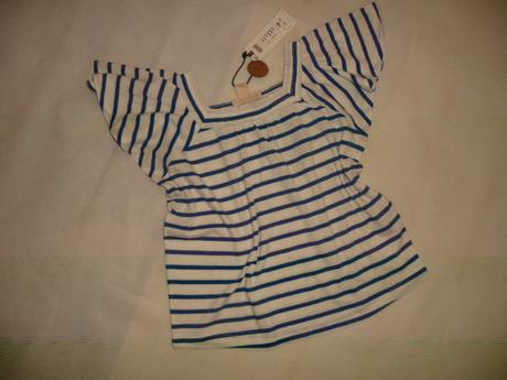 Tričko lindex námořník pruh vel 7/8 128, lindex,128