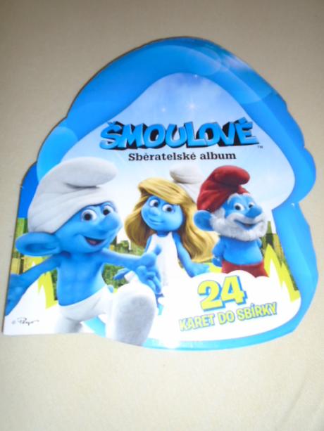 Šmoulové kartičky měnivé,