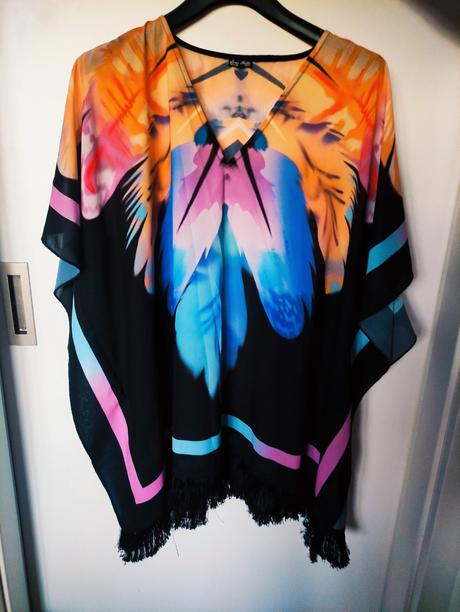 Plážová tunika -na plavky k moři vel 46-48, 46