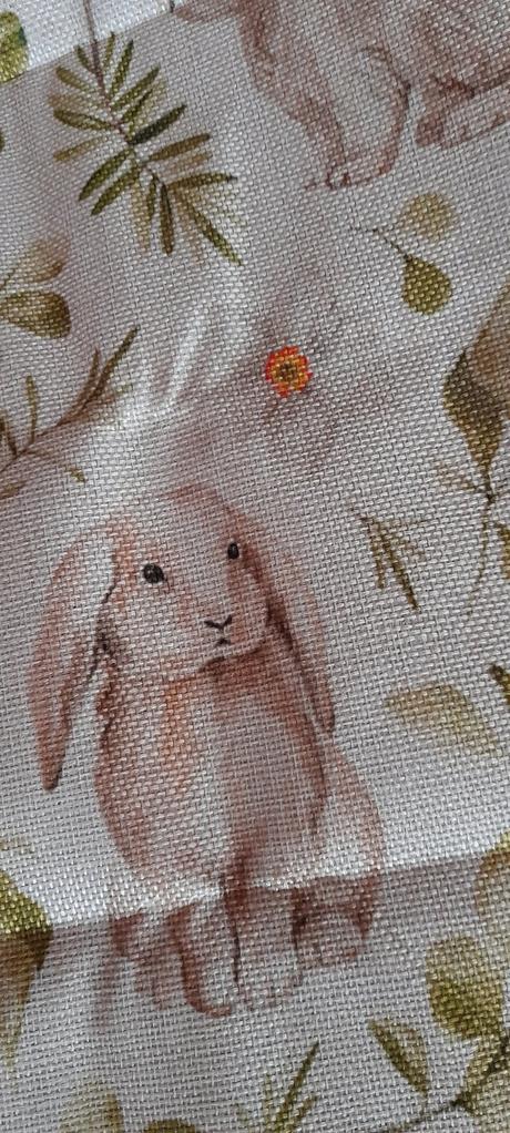 Velikonoční prostírání 4ks se zajíčky a květinami, 