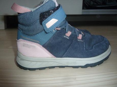 Zimní nbepromokave vyšší boty, decathlon,32