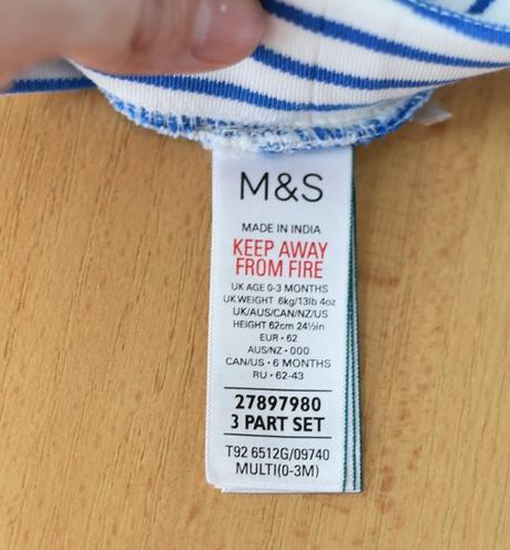 Legíny vel. 0 - 3 m, marks & spencer,62