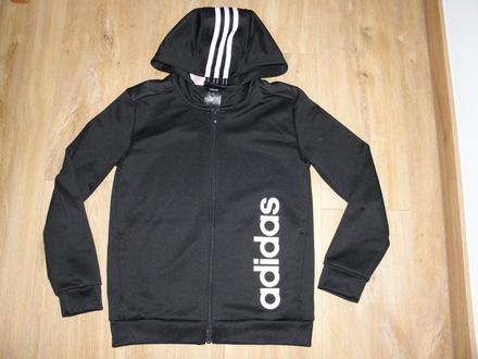 Černá sportovní mikina zn. adidas vel.146, adidas,146