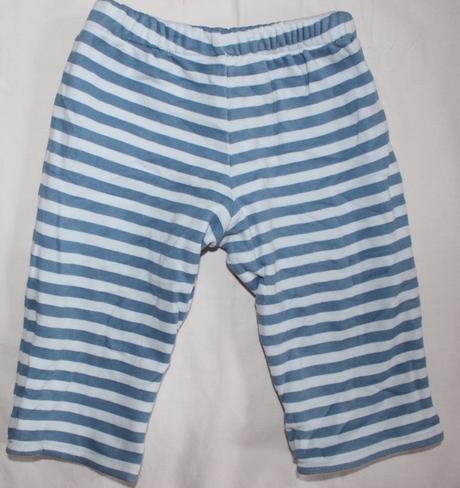 C7. pruhované teplejší tepláky 0-3 měs., marks & spencer,62