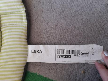 Hrazdička ikea leka na miminko, 