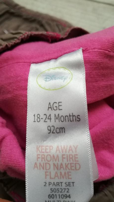 Kalhoty podšité bavlnou na slečnu, disney,92