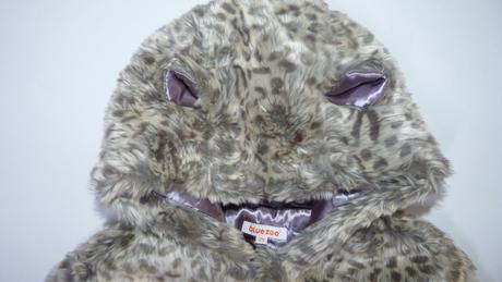 Jaro/ podzim delší šedý kabátek s oušky, debenhams,110