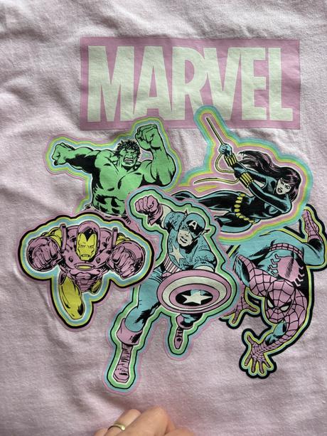 Triko růžové marvel - v.5/6 let, george,116