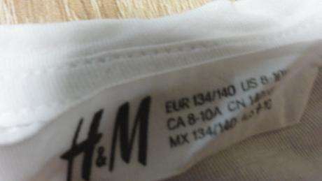 Tričko vel. 134/140, h&m,134