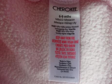 Fleesový overál růžový s myškou, vel. 74, cherokee,74