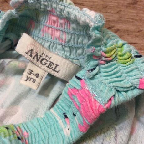 Letní kalhotový overal s plameňáky, evie angel,104