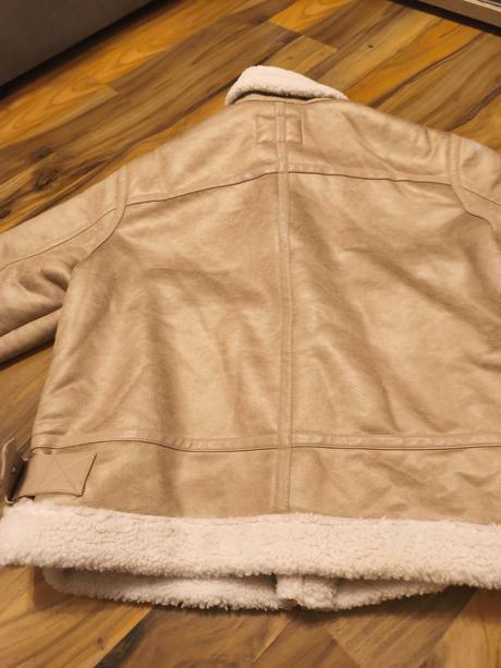 Zimní bunda beránkem oversize s-l, amisu,m