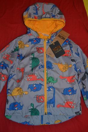Podzimní bunda nová na 6-12 měs.v.80, 80