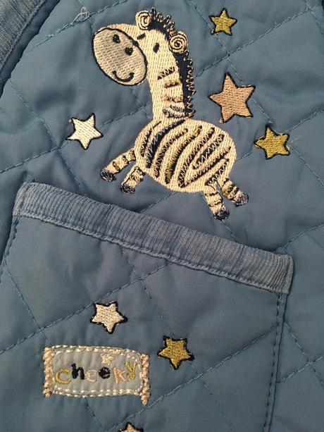 Teplá kombinéza 6-9m zebra, 68