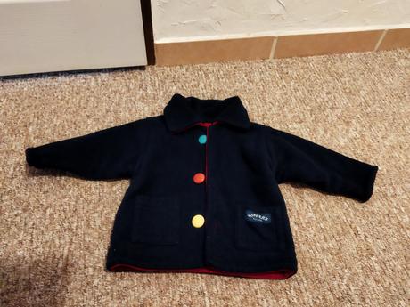 Kabátek fleecovy-mikina, 74