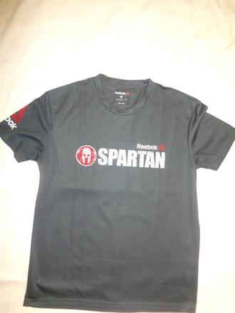 Funkční šedé tričko spartan, reebok,m