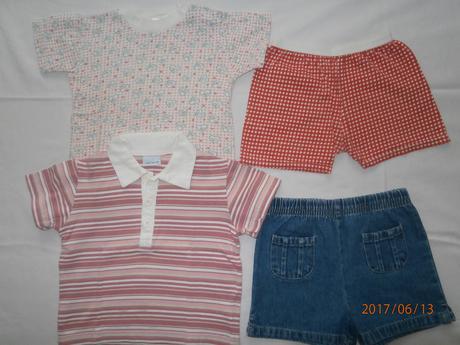 Letní setík triček a kraťas,vel.vel.86/98, 86–98