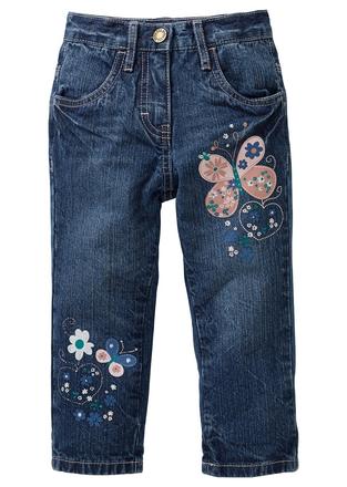 Holčičí motýlkové džíny rifle vel. 116, bonprix,116