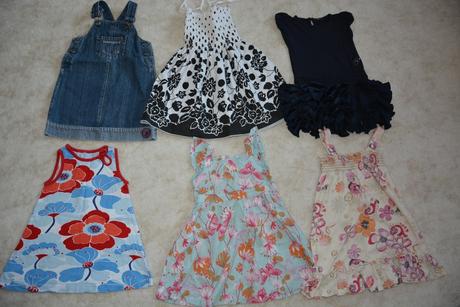 Šaty a šatovka 2-4 roky - i jednotlivě, h&m,104