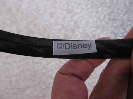 Čelenka se saténovou černou mašlí, disney