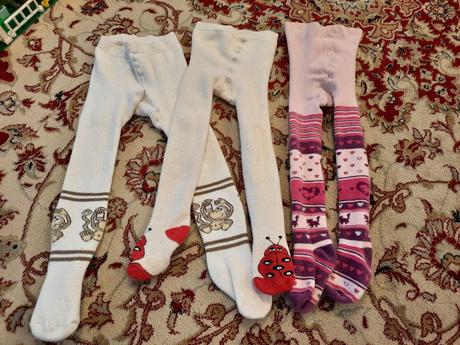 3x froté punčochy 86/92, 86