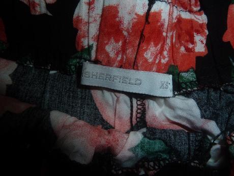 Květované lehké volné šortky, gate,158