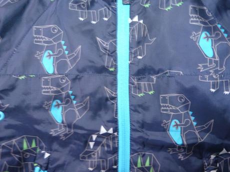 Jaro/podzim bundička, podšívka flís vel.110, bluezoo,110