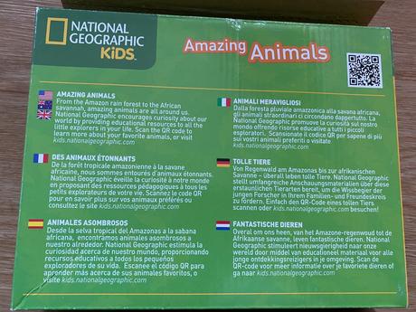 National geographic 3d puzzle - sloni, lev,